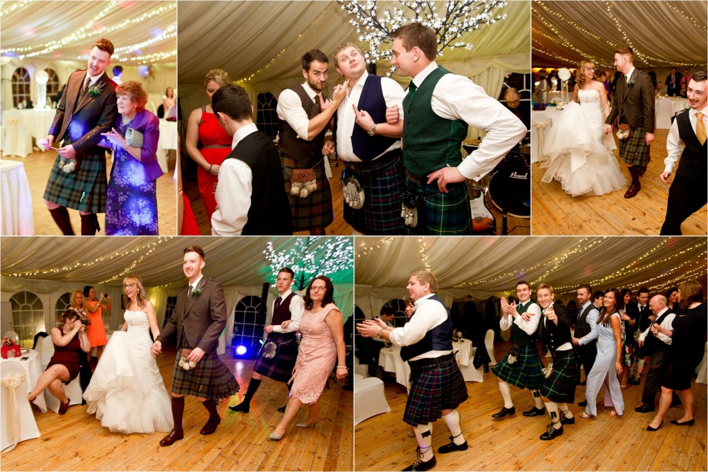 dance at meldrum house wedding