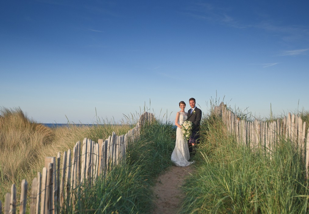 west sands st andrews wedding beach