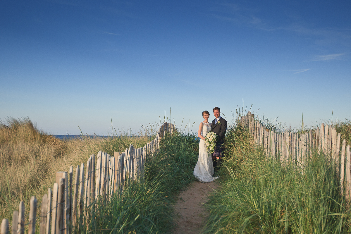 St Andrews beach wedding