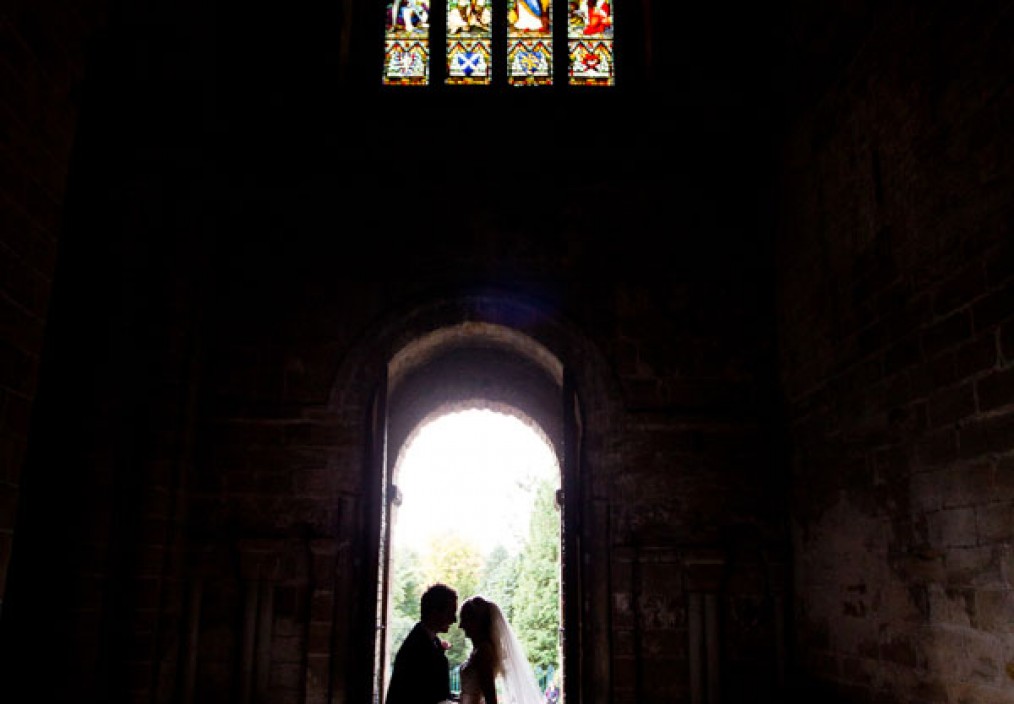 dunfermline abbey wedding silhouette